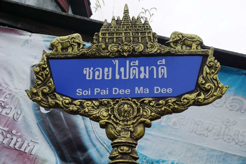 Das thailändische Alphabet mit Phonetik