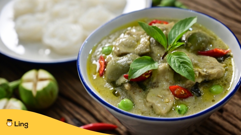Foods in Thailand-ling-app-green curry