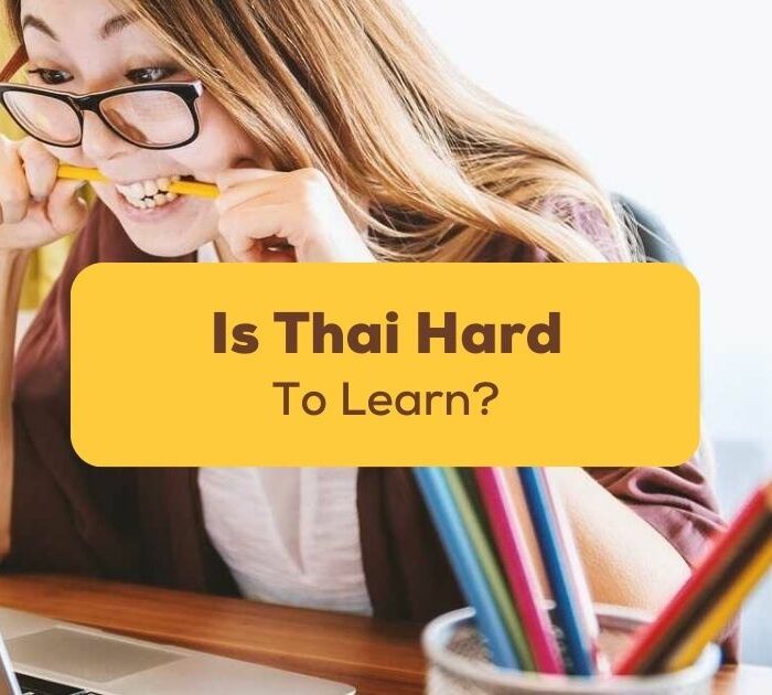 Thai hard to learn - A photo of a girl biting a pencil