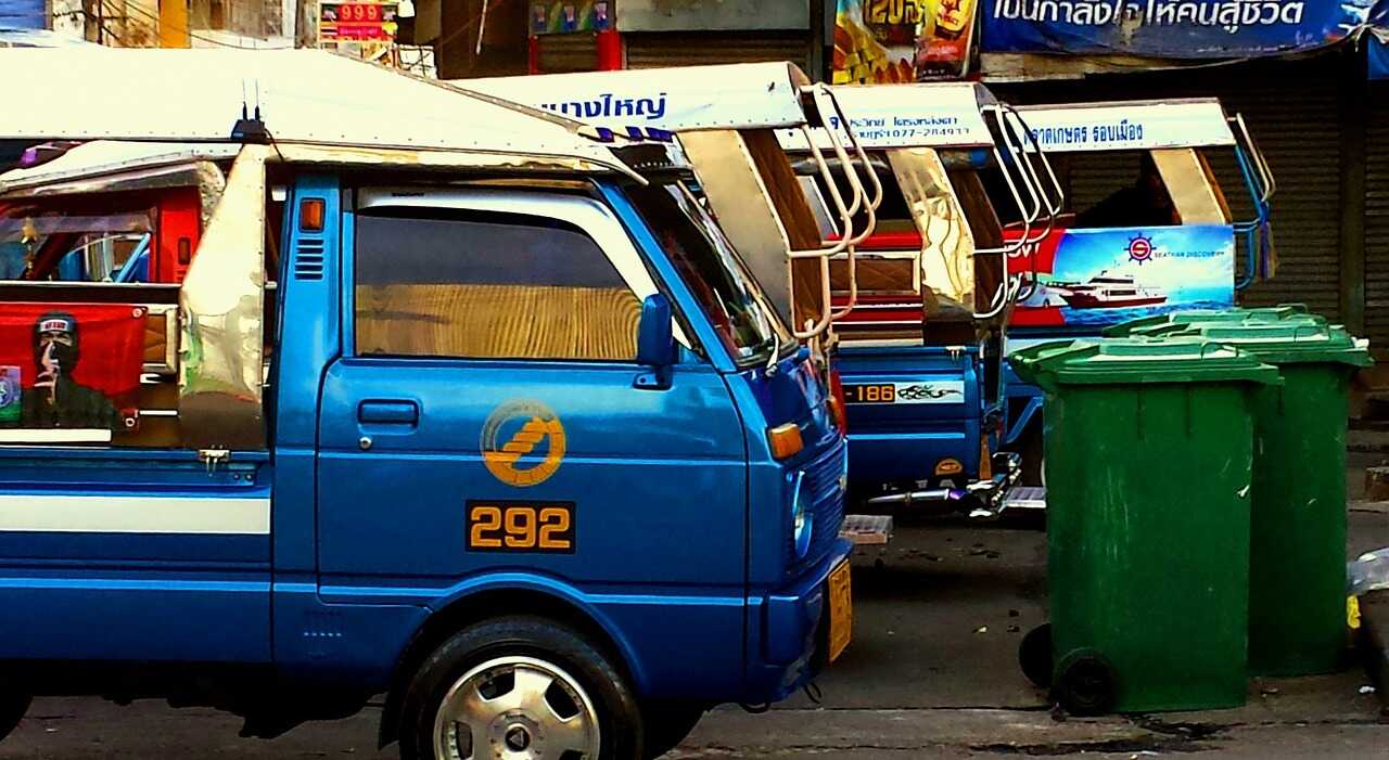 Reisen in Thailand, Vokabular zu den Transportmitteln