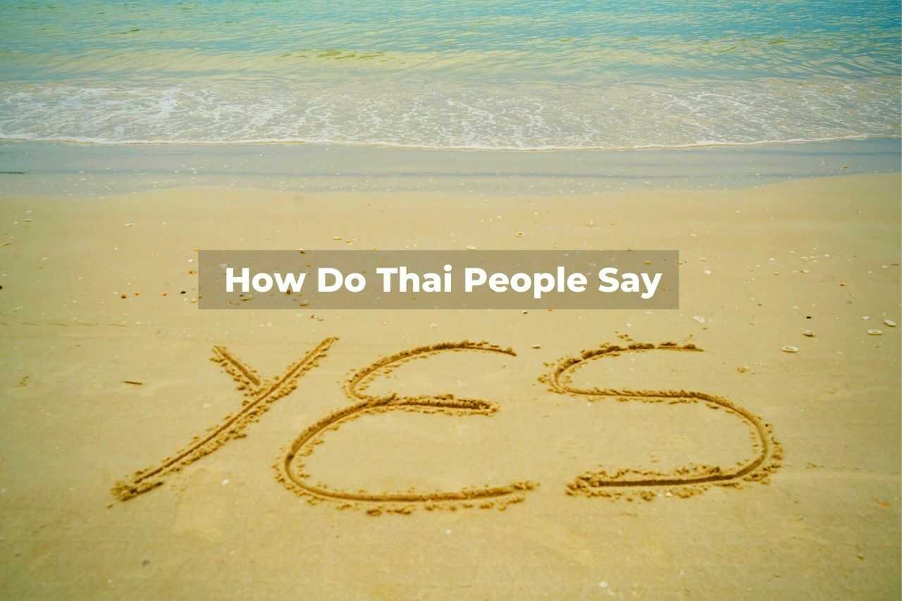 How To Say Yes In Thai Ling App