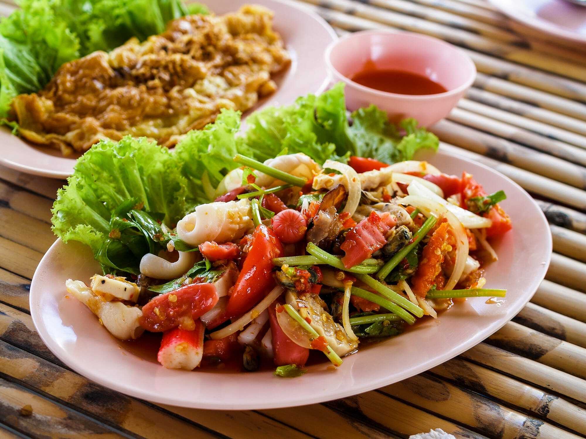 Yam style Thai salad