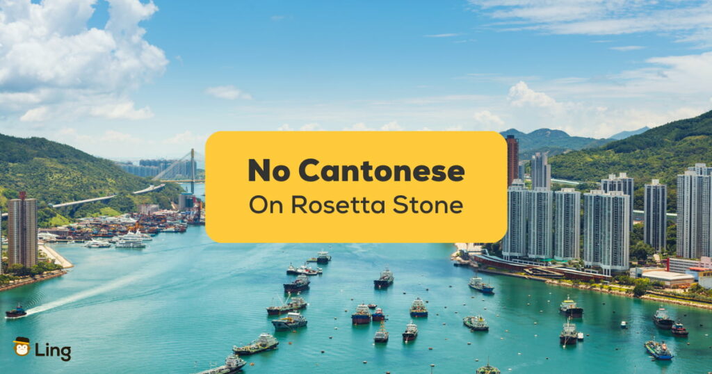 No Cantonese On Rosetta Stone