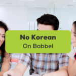 No Korean On Babbel
