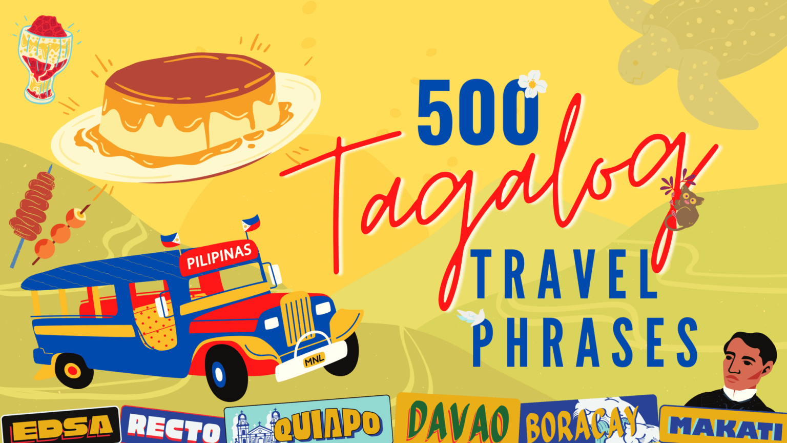 Best List of 500 Common Tagalog Phrases for Travel