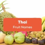 Fruit names in Thai