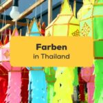 Laternen für das Yi Peng Laternenfestival im Norden in bunten Farben in Thailand