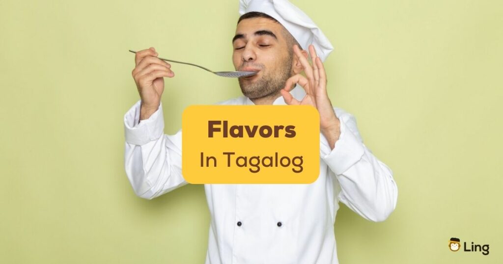 flavors in Tagalog - A photo of a chef
