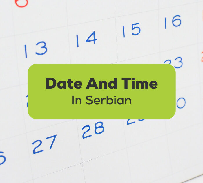 Date And Time In Serbian