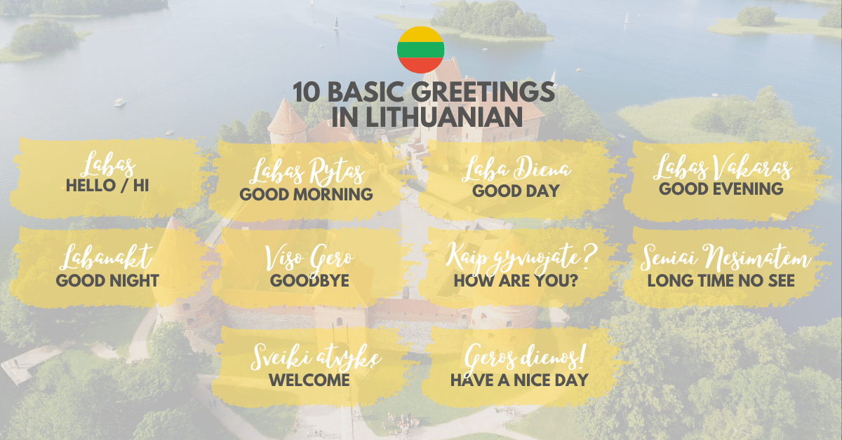 Basic Greetings in Lithuanian