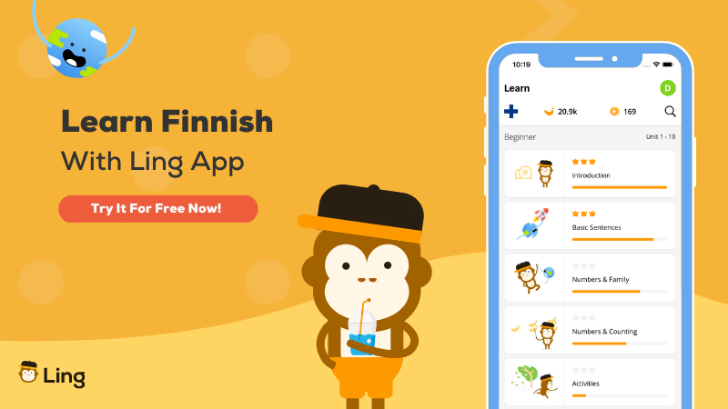 Learn Finnish Ling App CTA