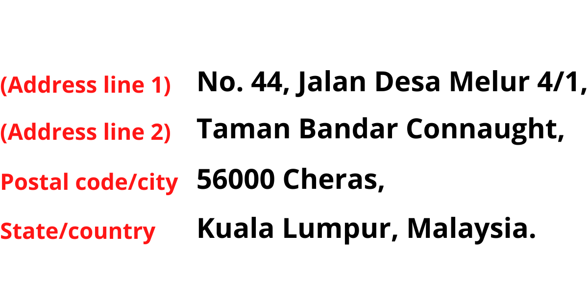 Kuala Lumpur Postal Code  How To Read Malay Addresses The Best Guide