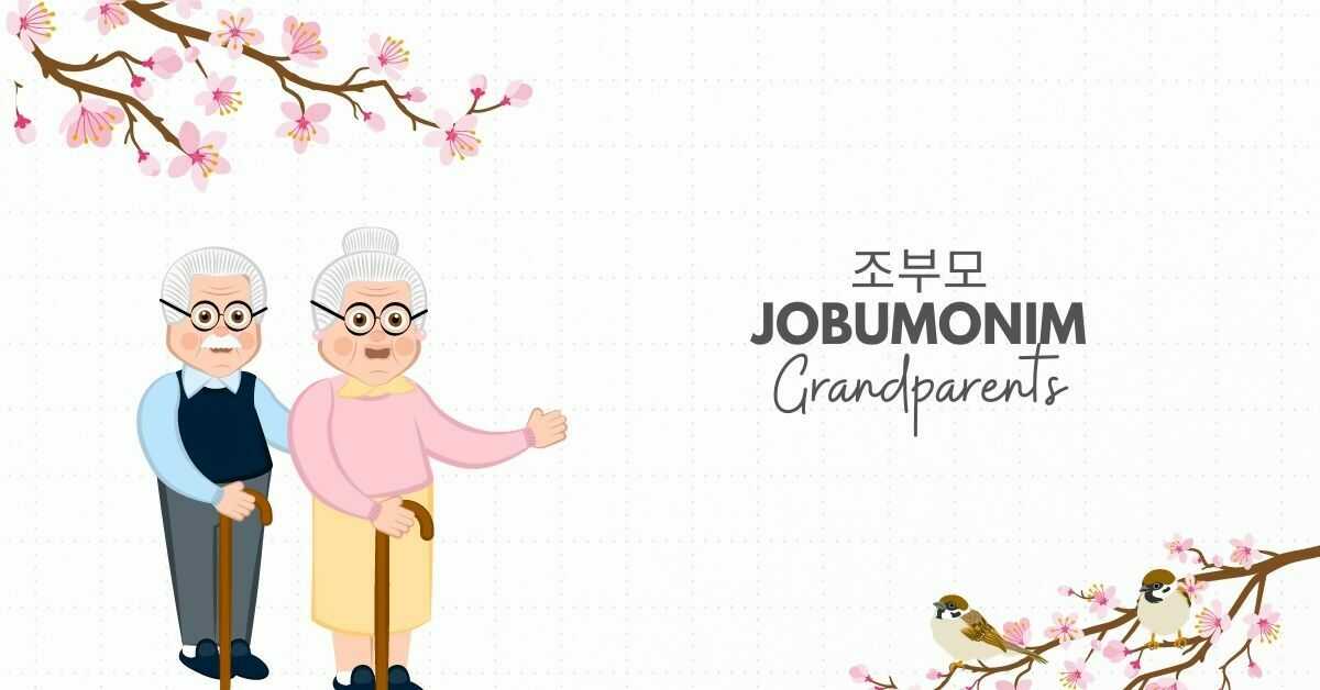 Korean Vocabulary for Family | 조부모 (jobumonim)
