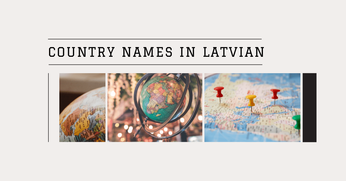 Country Names In Latvian