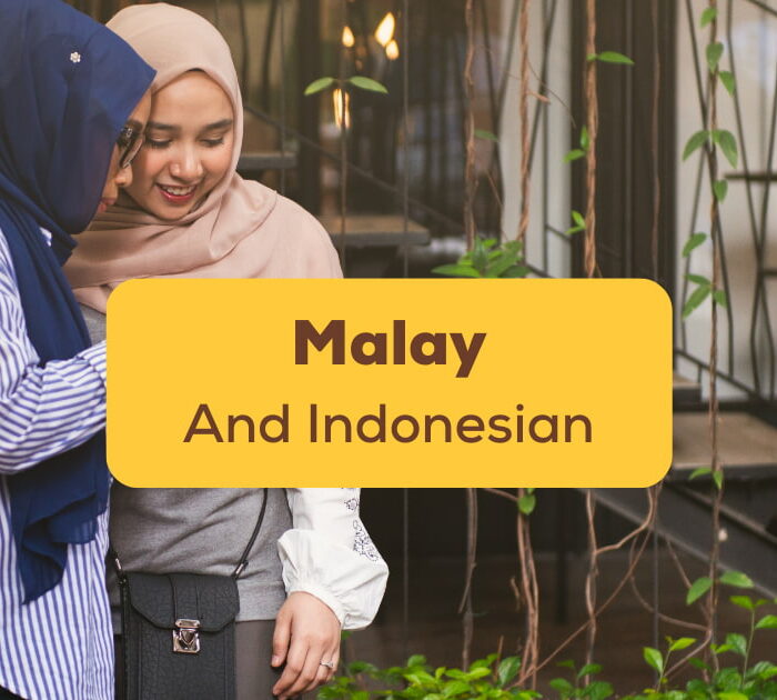 Malay And Indonesian