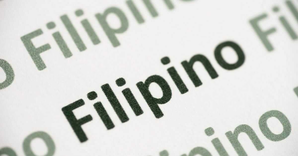 History Of The Tagalog Language: filipino
