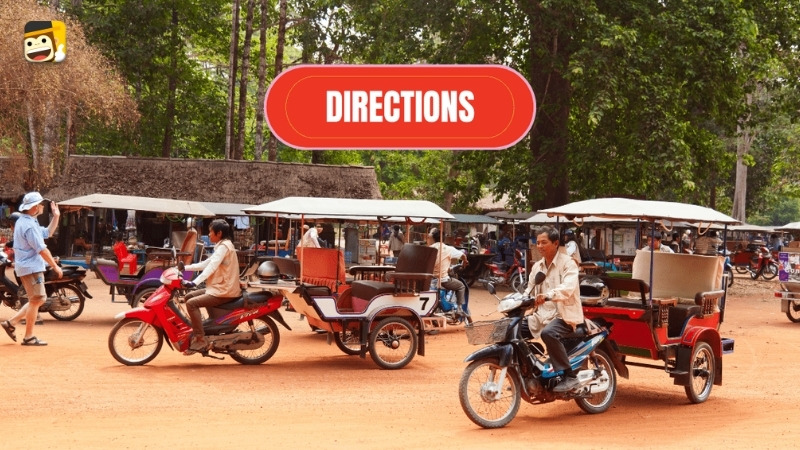 words for directions in khmer