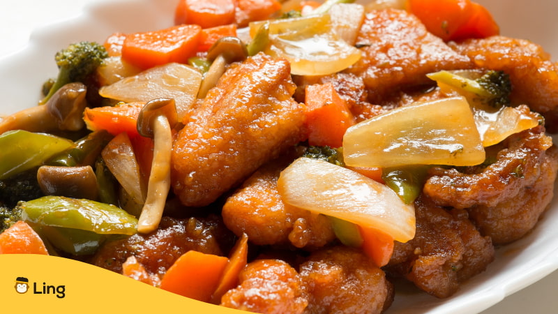 Chinese Food Sweet And Sour Pork