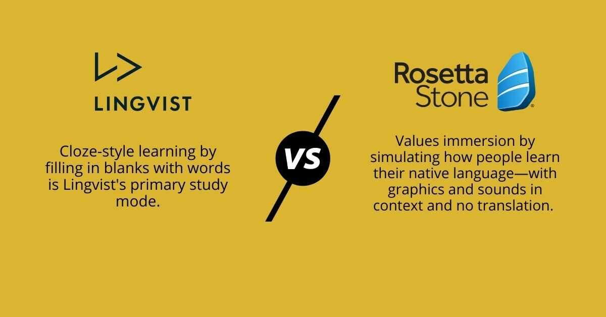 Lingvist VS Rosetta Stone