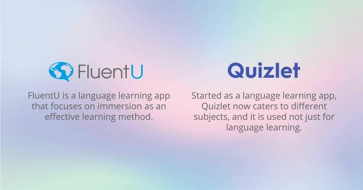 FluentU VS Quizlet
