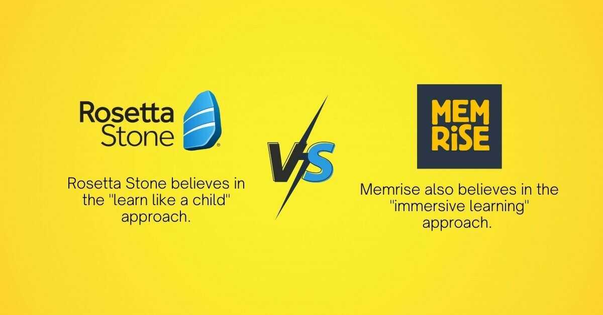 Rosetta Stone VS Memrise