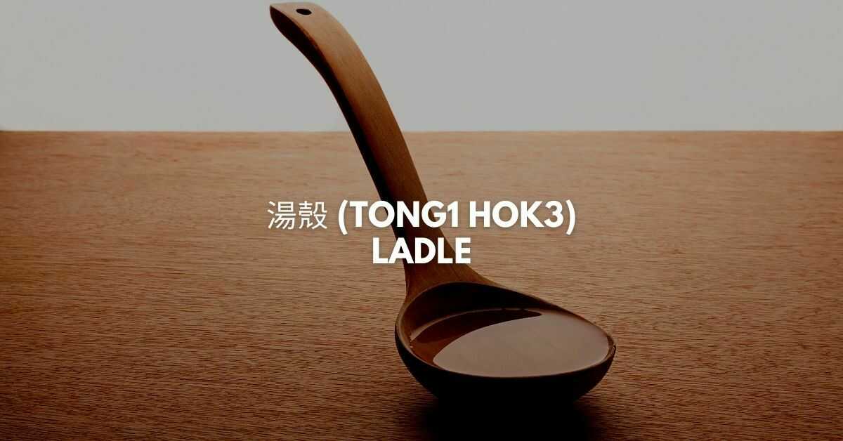 湯殼 (Tong1 Hok3) - Ladle