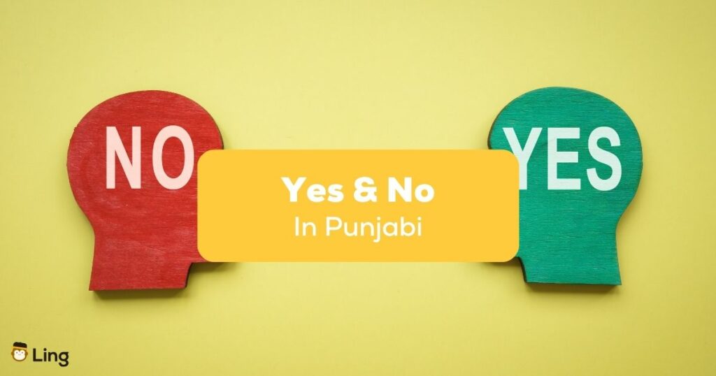 yes and no in Punjabi