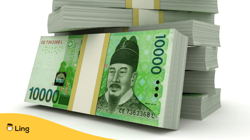 Korean Currency Man Won