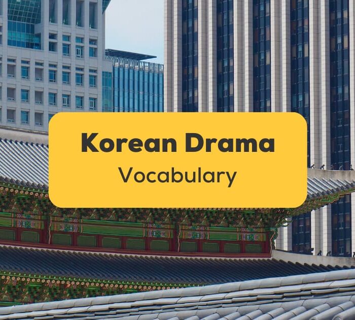 Korean Drama Vocabulary