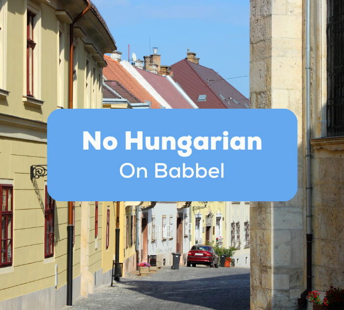 No Hungarian on Babbel