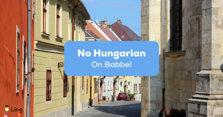 No Hungarian On Babbel