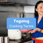 Tagalog cooking terms - A photo of a female cooking food.