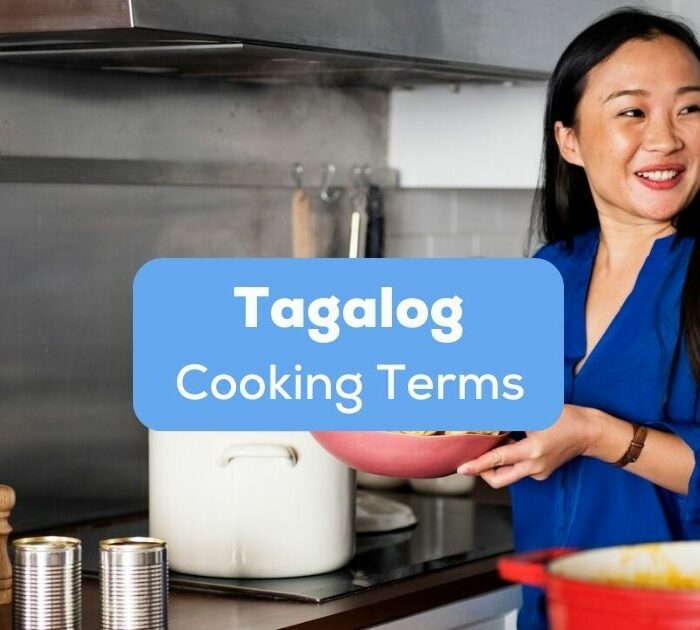 Tagalog cooking terms - A photo of a female cooking food.