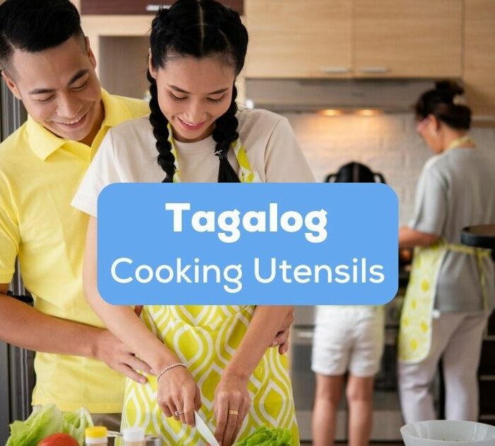 Tagalog cooking utensils - A photo of a couple in the kitchen