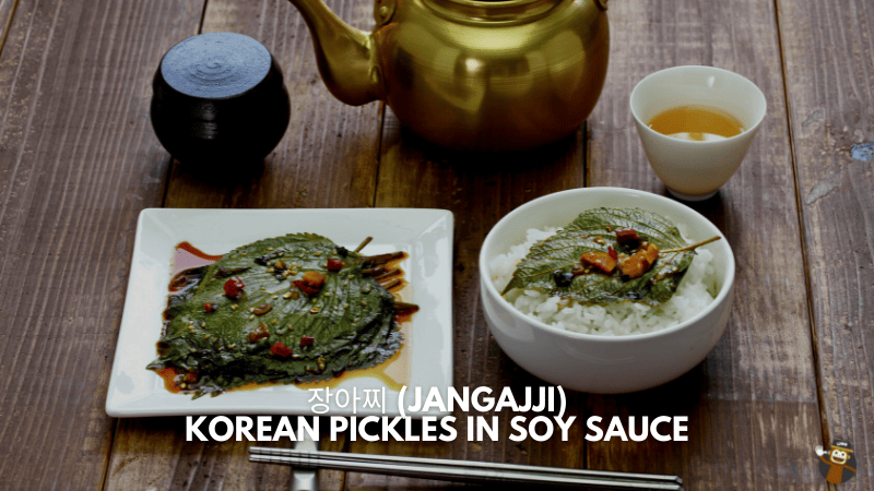 Korean Pickles in Soy Sauce