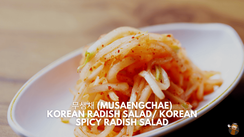 Korean Radish Salad/ Korean Spicy Radish Salad