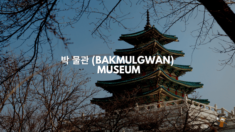 박 물관 (Bakmulgwan)- Museum