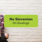 No Slovenian On Duolingo