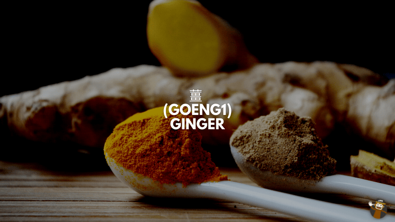 Food Ingredients In Cantonese - 薑 (Goeng1) - Ginger