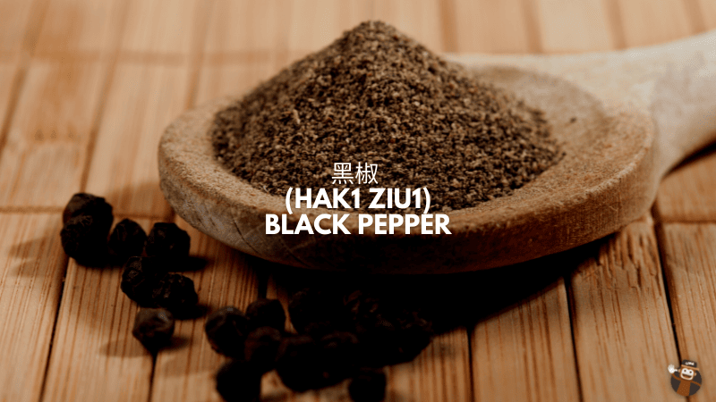 Food Ingredients In Cantonese - Black pepper