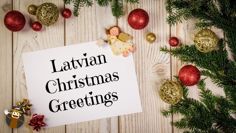 Merry Christmas in Latvian