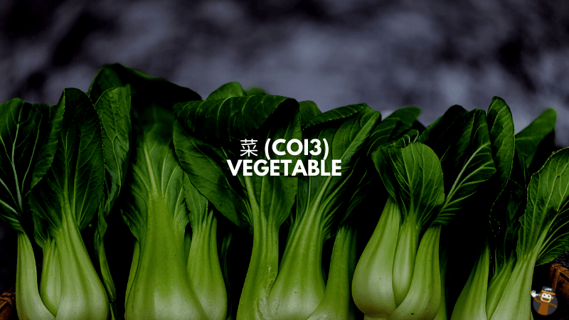  Food Ingredients In Cantonese - 菜 (Coi3) - Vegetable