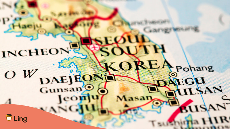 South Korean Map