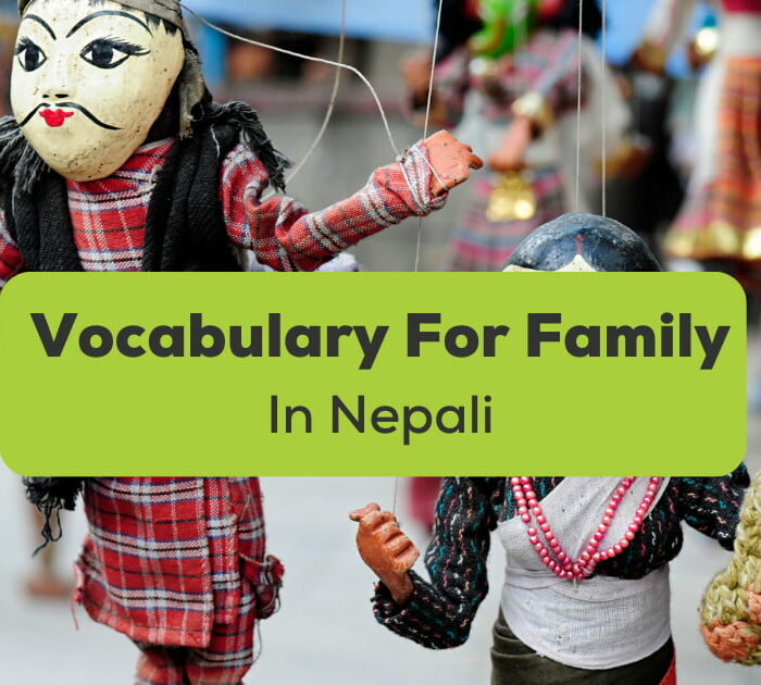 Vocabulary For Family In Nepali