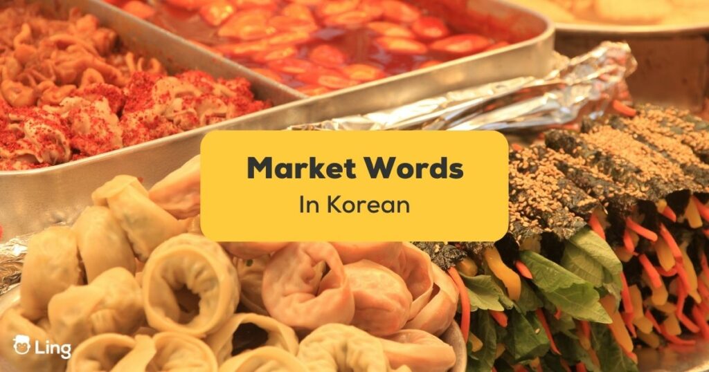 At the market words and phrases in korean -korean market words and phrases