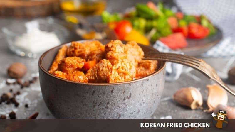 Spicy Garlic Fried Chicken - Korean-Fried-Chicken-Ling