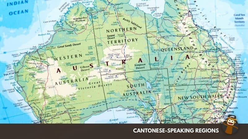 Cantonese in Australia - Cantonese-Speaking Regions
