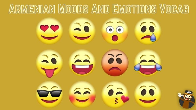 Armenian moods and emotions vocabulary