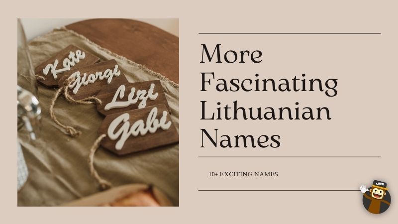 Fascinating names in Lithuanian