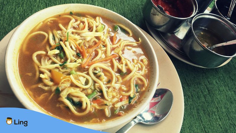 Mongolische Suppe für kalte Temperaturen